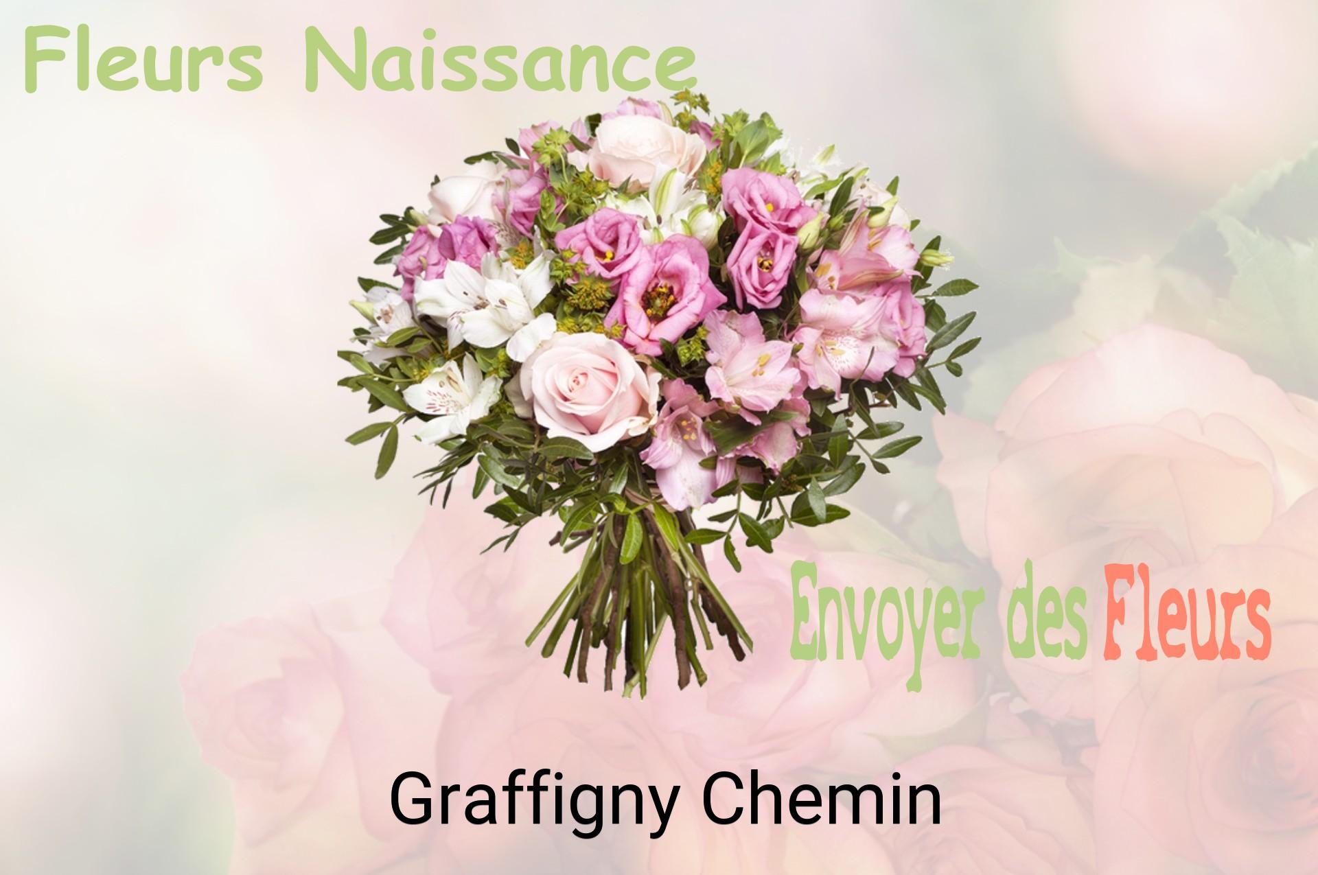 Bouquet de fleurs de naissance livré à Graffigny-Chemin